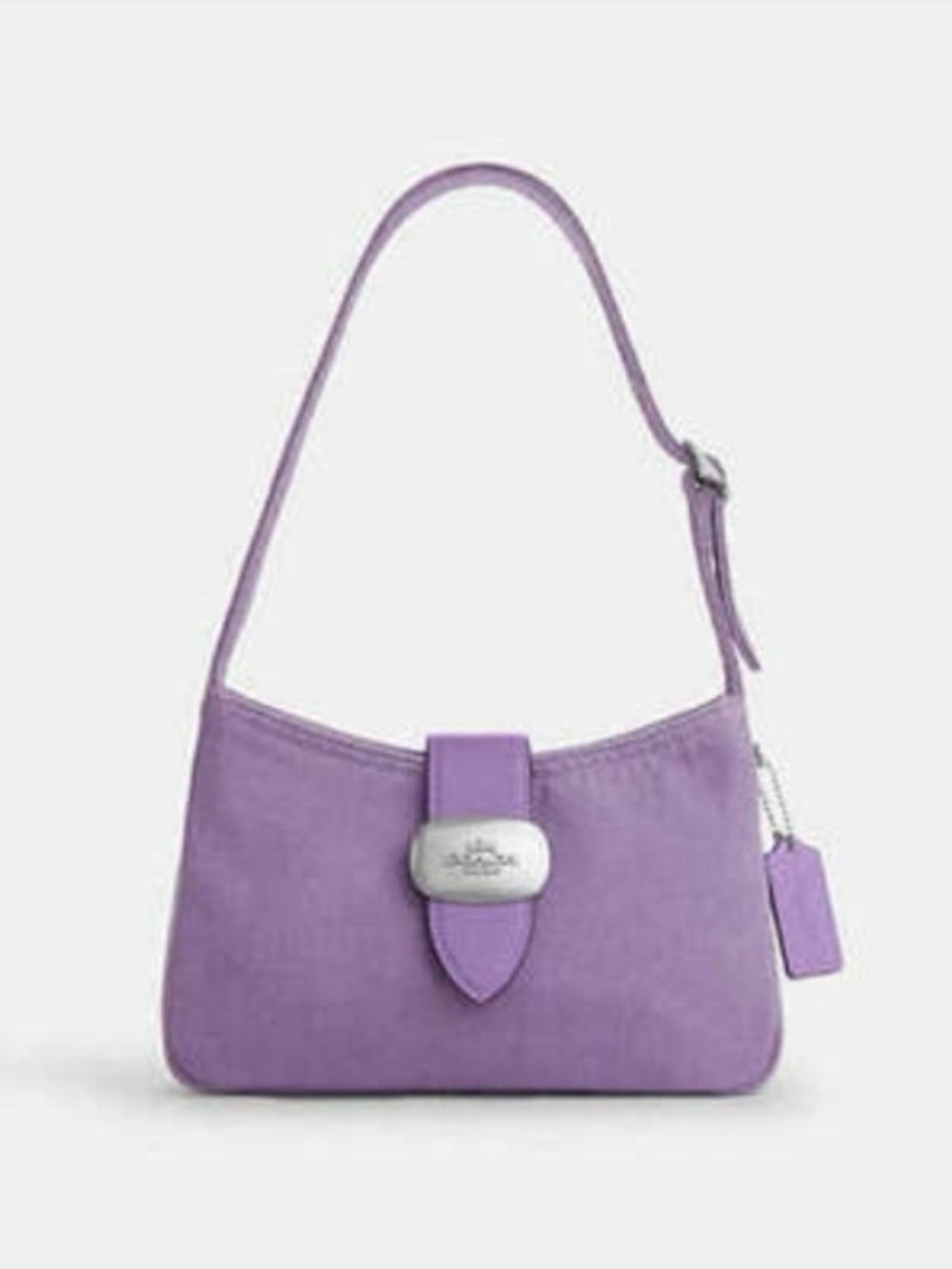 NWT COACH Eliza Shoulder Bag in Iris Purple Denim